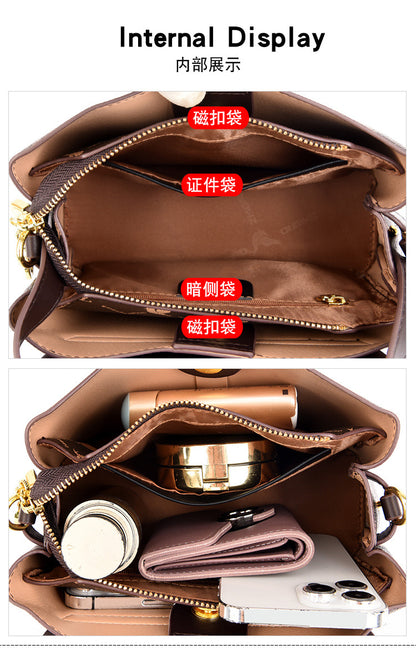 Bag women's bag new 2024 Messenger bag women's shoulder bag women's fashion printing women's handbag women's one piece delivery