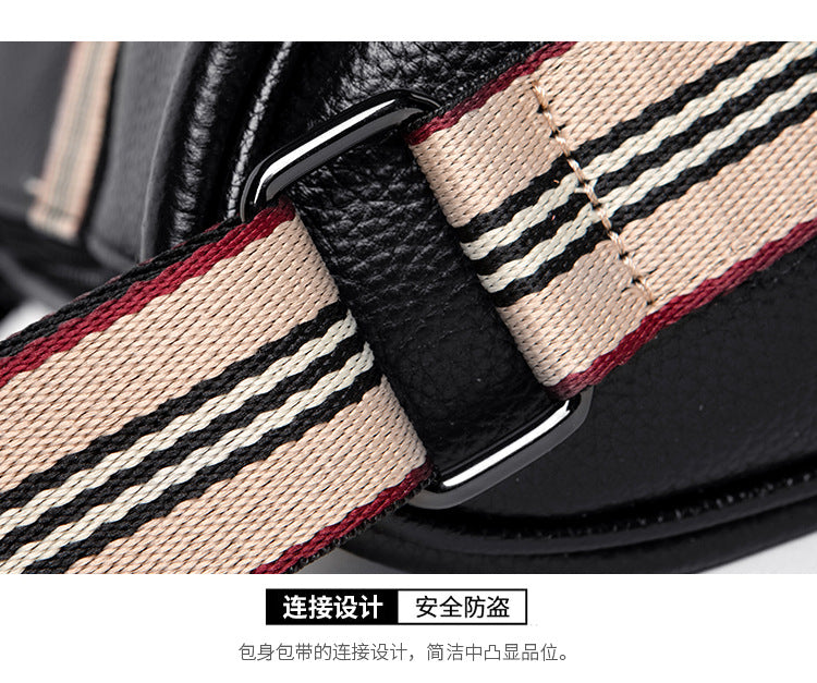 Cross-border first-layer cowhide pillow bag women 2021 new trendy large-capacity shoulder Messenger bag casual leather women's bag - KuzuSHOP