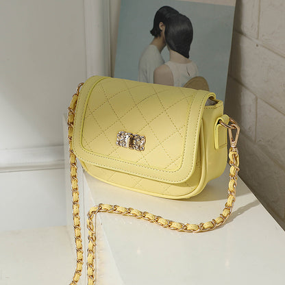 Wholesale new fashion women's bag 2024 small bag women's fashion shoulder bag Korean version Lingge ladies bag messenger bag