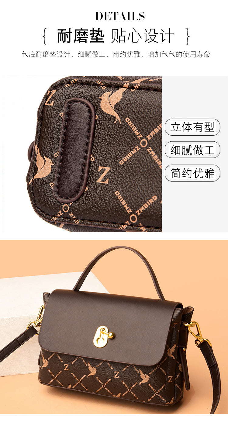 Bag women's bag new 2024 Messenger bag women's shoulder bag women's fashion printing women's handbag women's one piece delivery