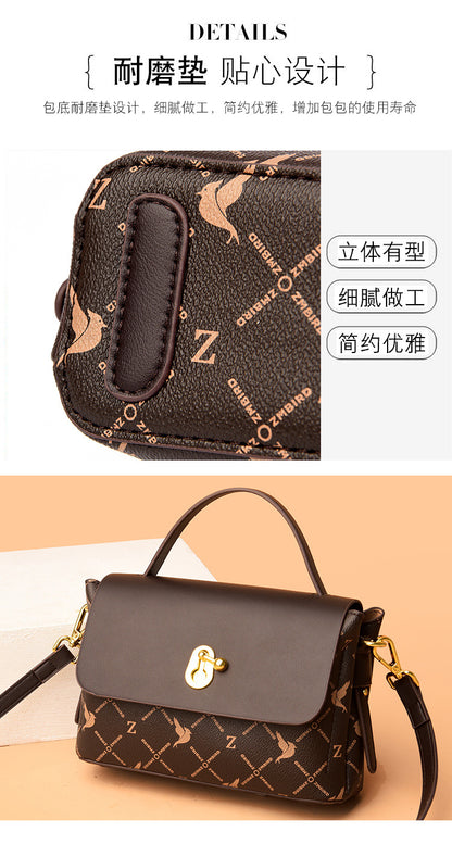 Bag women's bag new 2024 Messenger bag women's shoulder bag women's fashion printing women's handbag women's one piece delivery