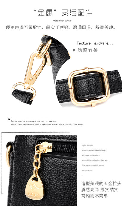 Bag women's bag new 2021 Messenger shoulder bag women's fashion crocodile pattern small bag small square bag Europe and America