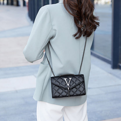 Bags for women elegant rhombus small square bags 2021 new fashion tassel decorative chain shoulder crossbody bag trendy