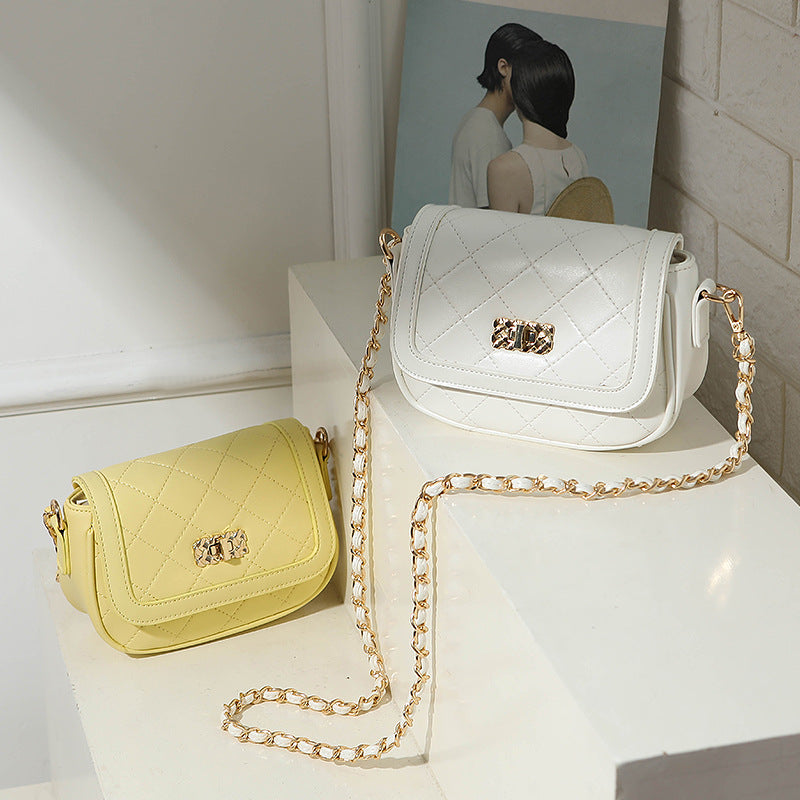 Wholesale new fashion women's bag 2024 small bag women's fashion shoulder bag Korean version Lingge ladies bag messenger bag