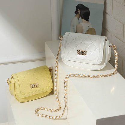 Wholesale new fashion women's bag 2024 small bag women's fashion shoulder bag Korean version Lingge ladies bag messenger bag