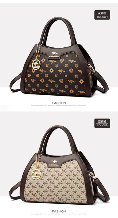 Bag women's bag new 2024 Messenger bag women's single shoulder bag women's fashion women's atmospheric handbag women's one piece delivery - KuzuSHOP