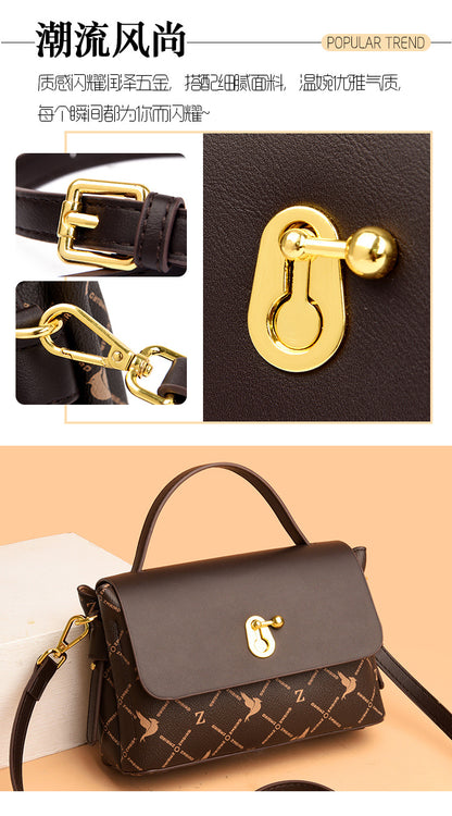 Bag women's bag new 2024 Messenger bag women's shoulder bag women's fashion printing women's handbag women's one piece delivery