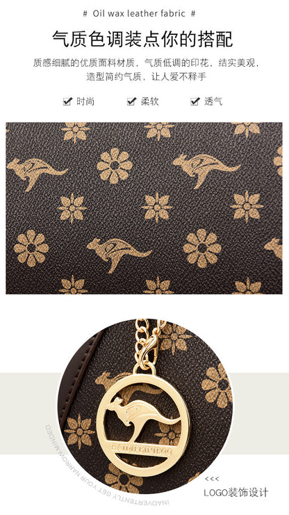 Bag women's bag new 2024 Messenger bag women's single shoulder bag women's fashion women's atmospheric handbag women's one piece delivery - KuzuSHOP
