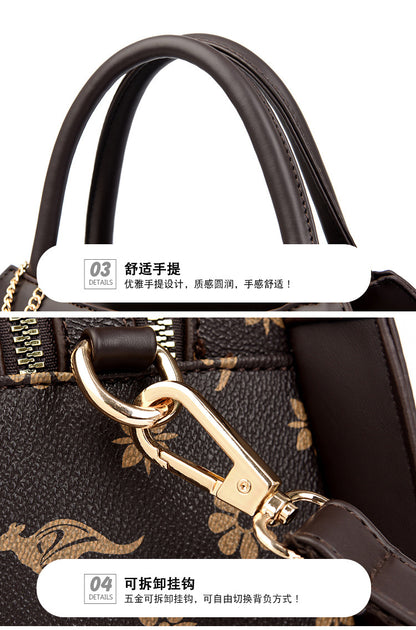 Bag women's bag new 2024 Messenger bag women's single shoulder bag women's fashion women's atmospheric handbag women's one piece delivery - KuzuSHOP