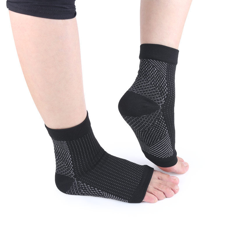 Compression Socks Foot Sleeve Relieve Swelling Open Toe Socks Cycling Running Basketball Sports Socks Women Men - KuzuSHOP