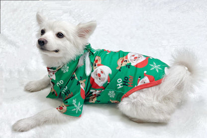 Christmas Pajamas For Family Matching Family Christmas PJs Sets Santa Claus Printed Top Sleepwear - KuzuSHOP