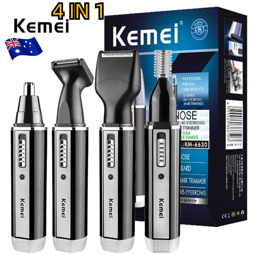 4 In 1 Rechargeable Hair Beard Eyebrow Ear Nose Shaver Trimmer Electric Kits UK - KuzuSHOP