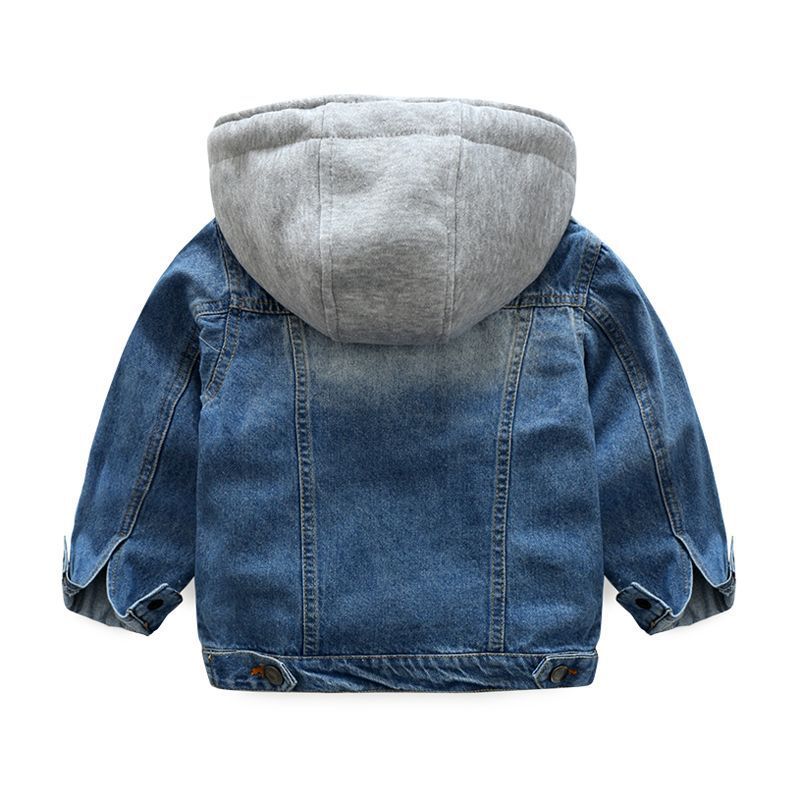 Boys And Children Washed Soft Denim Jacket - KuzuSHOP