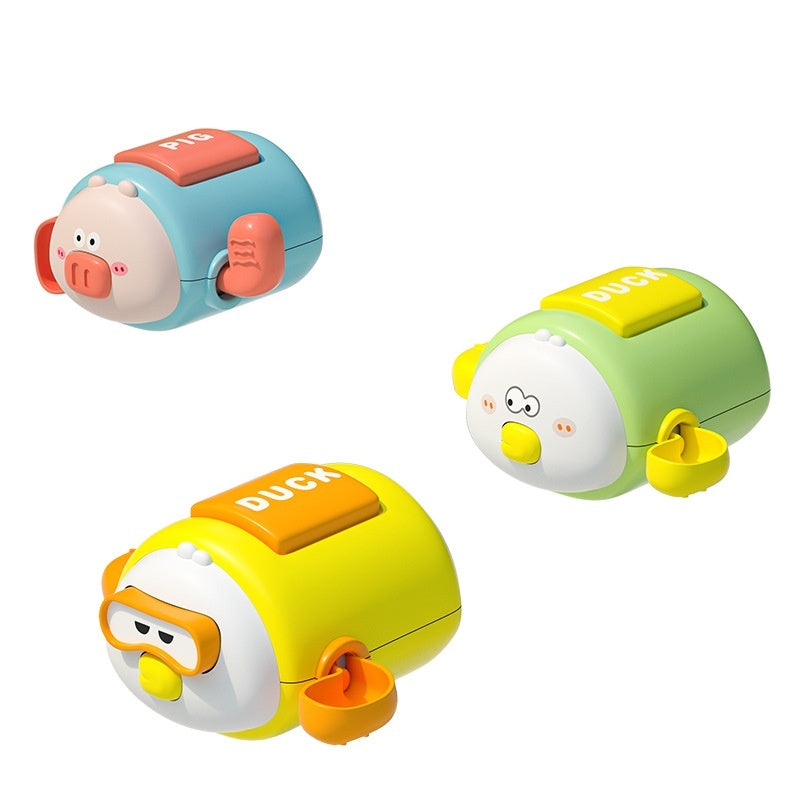 Children's Bath Toys Cartoon Clockwork Bath Water Toys - KuzuSHOP