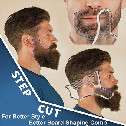 Men's Care Beard Comb 8-in-1 Beard Comb - KuzuSHOP