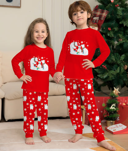 Christmas Family Matching Pajamas Sets. Christmas Sleepwear Parent-Child Pjs Outfit For Christmas Holiday. Xmas Party PJs - KuzuSHOP