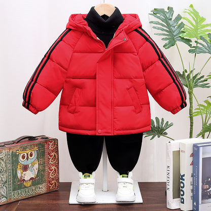 Children's Cotton Clothes Thickened Fall Winter Coat - KuzuSHOP