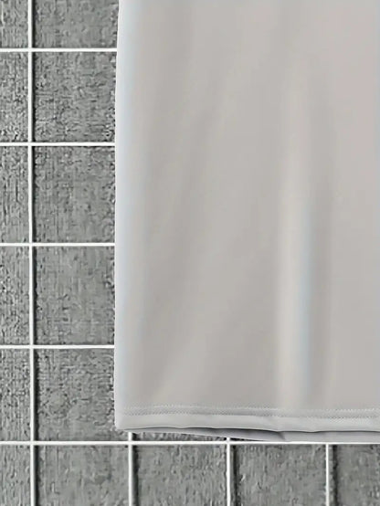 Men's Outfit, Solid Casual Loose Crew Neck Short Sleeve T-Shirt & Drawstring Shorts With Multi Pockets 2-piece Set For Summer Outdoor Activities - KuzuSHOP