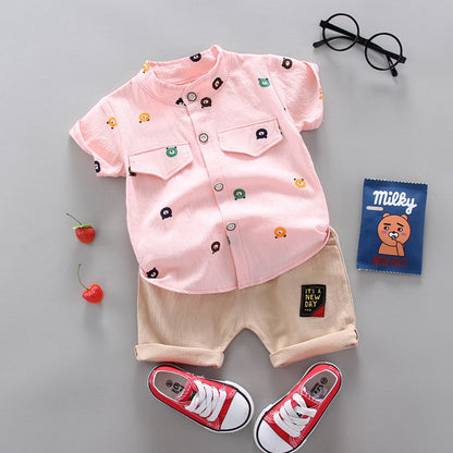Summer Korean Style 1-4 Years Old Infant Children's Suit - KuzuSHOP