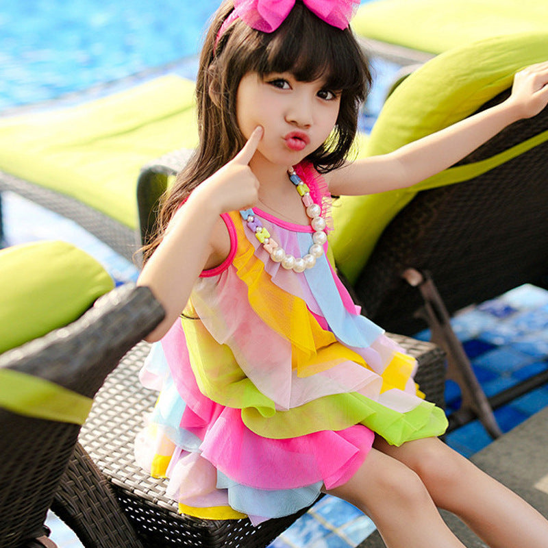 Children's Rainbow Beach Skirt - KuzuSHOP